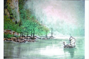 江帆 (国画) 米南阳