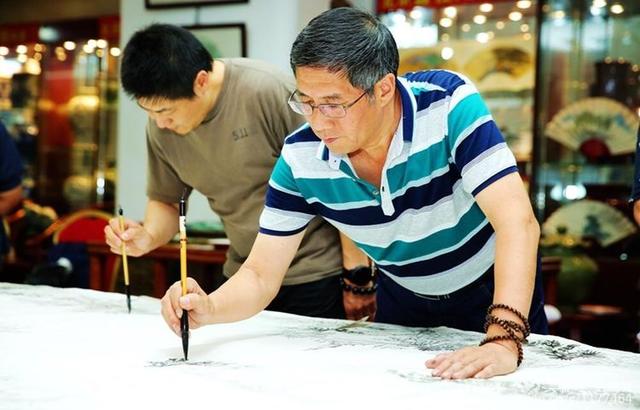 写意丝路展时代大融合巨幅山水中国画《一带一路共同发展》