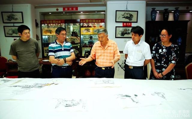 写意丝路展时代大融合巨幅山水中国画《一带一路共同发展》