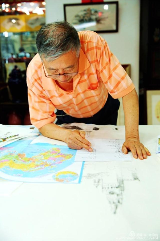 写意丝路展时代大融合巨幅山水中国画《一带一路共同发展》